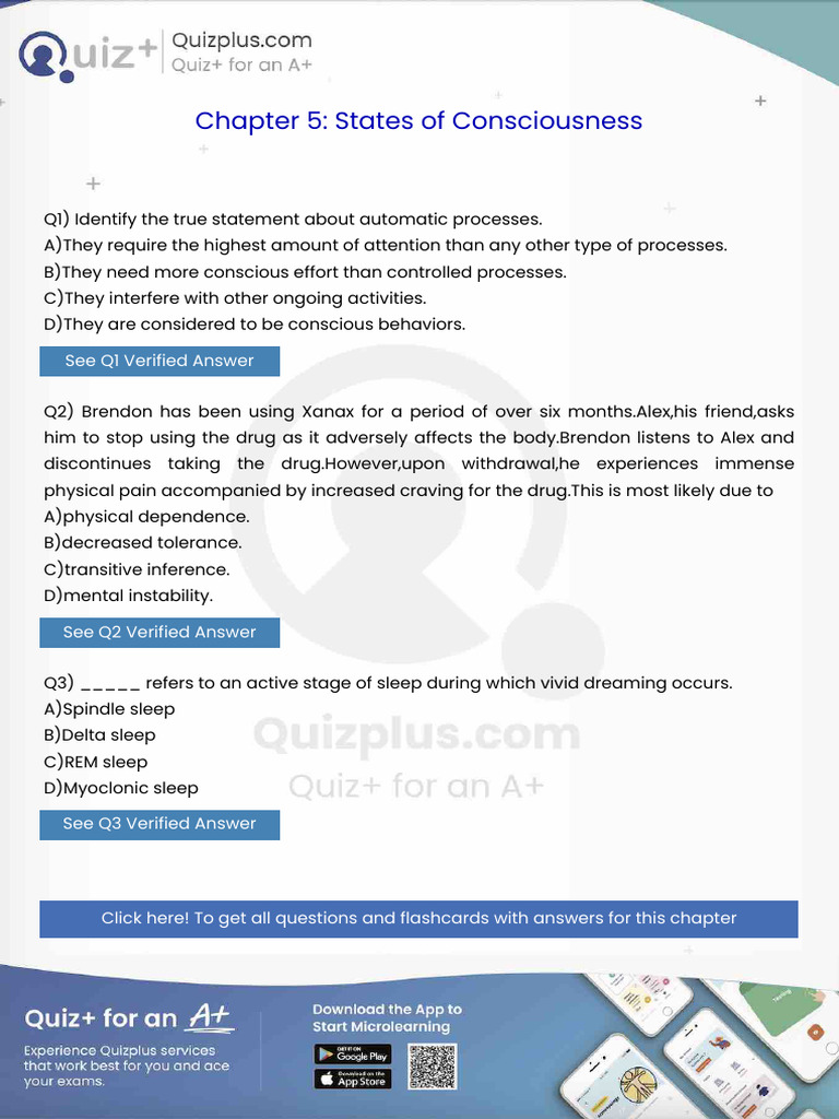 Identify The True Statement About Automatic Processes | PDF | Mind ...