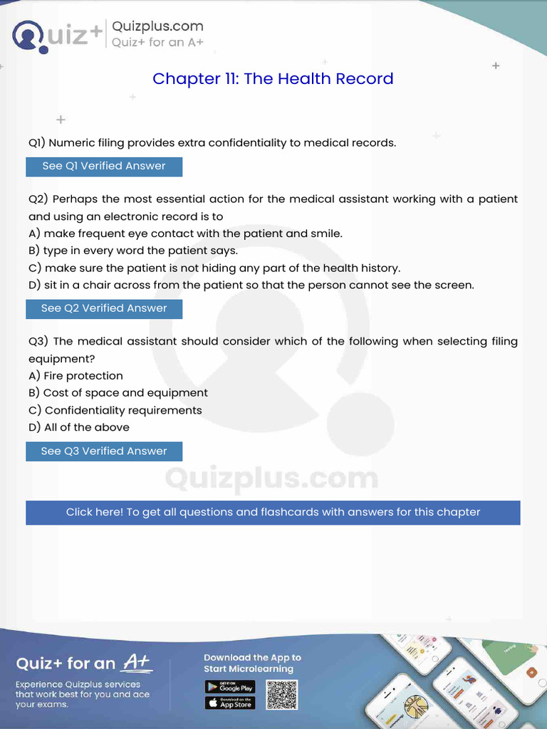 Numeric Filing Provides Extra Confidentiality To Medical Records | PDF ...