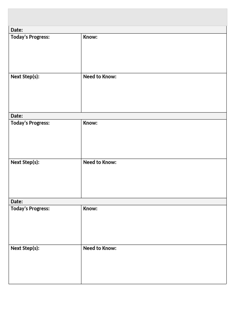 Research Project Journal Page | PDF