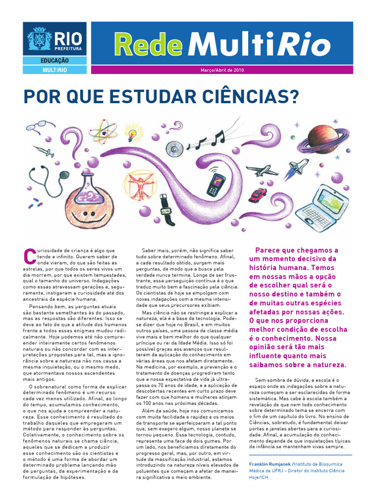 Por Que Estudar Ciencias | PDF | Science | Tempo