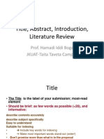 Title, Abstract, Introduction, Literature Review-Boga
