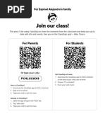 ClassDojo Student Login Guide | PDF | Login | Qr Code