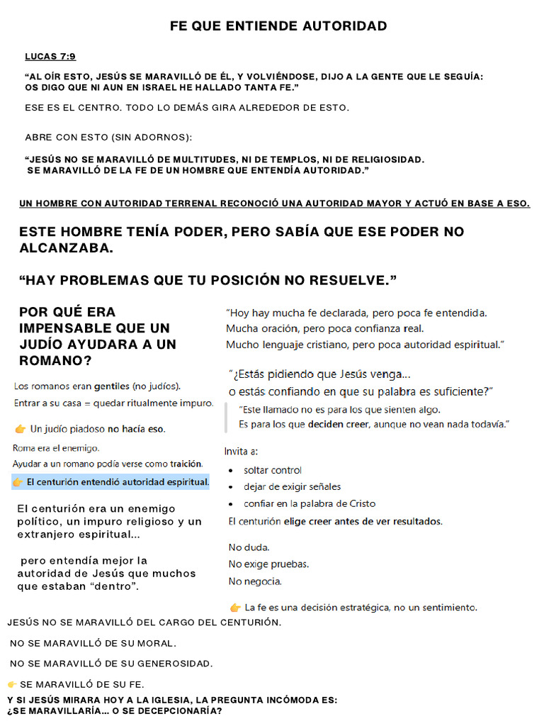 Fe Que Entiende Autoridad | PDF