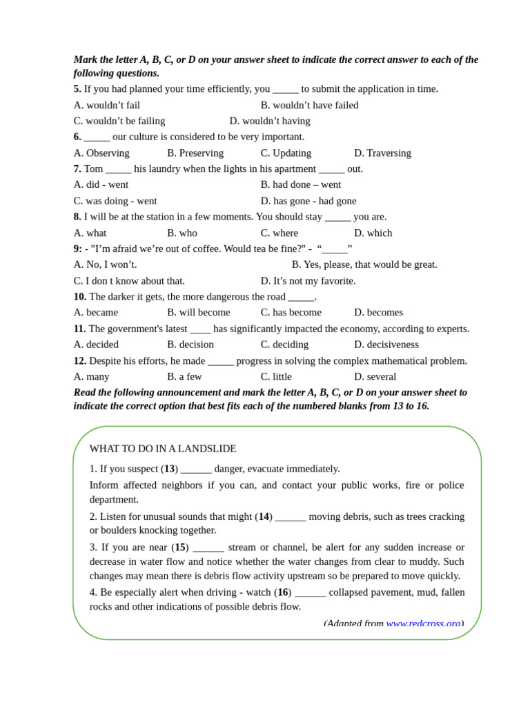 Test 8 | PDF