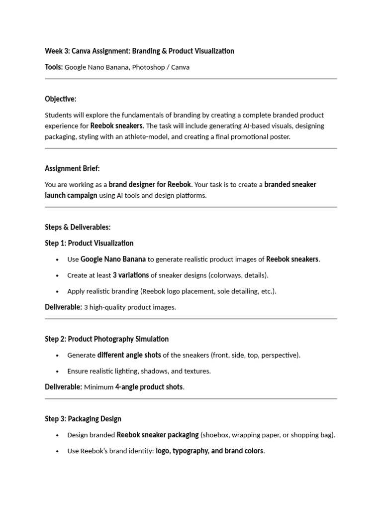Week 3-Canva Assignment | PDF