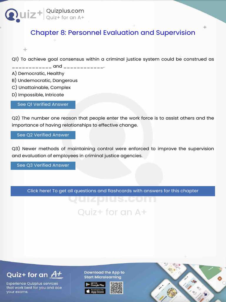 To Achieve Goal Consensus Within A Criminal Justice System Could Be ...