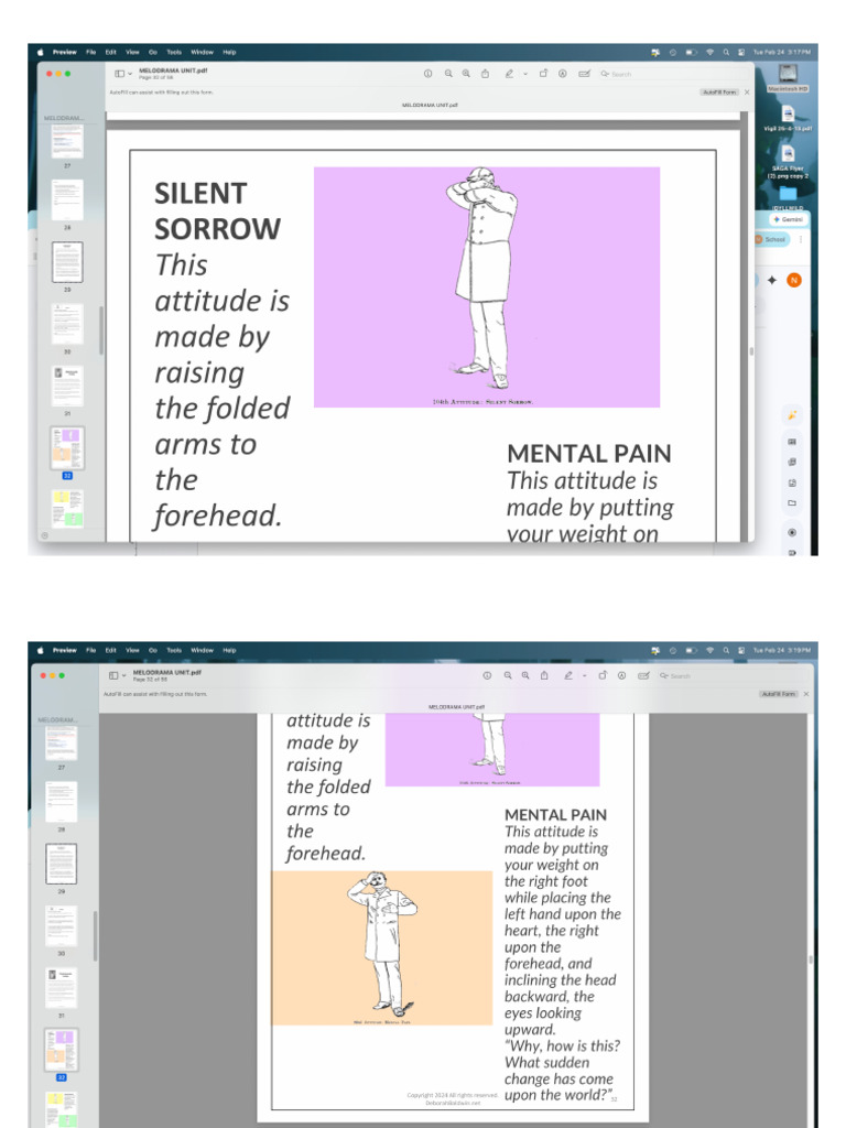 Melodrama Poses | PDF