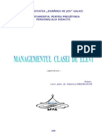 Curs Managementul Clasei DPPD