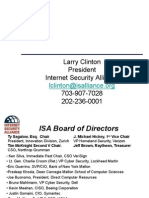 2010 11 30 Larry Clinton Supply Chain Presentation For Critical Infrastructure Protection CIP Congress