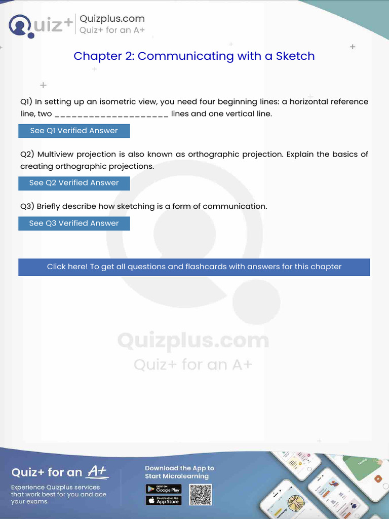 In Setting Up An Isometric View You Need Four Beginning Lines A ...