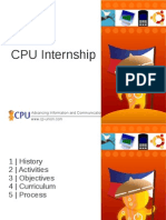 CPU Internship: Advancing Information and Communications Technology For The People