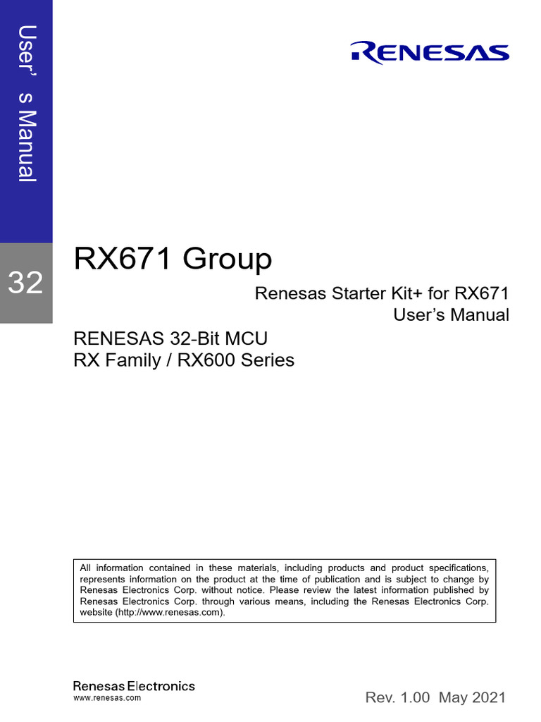 Rx600 Series | PDF | Microcontroller | Usb