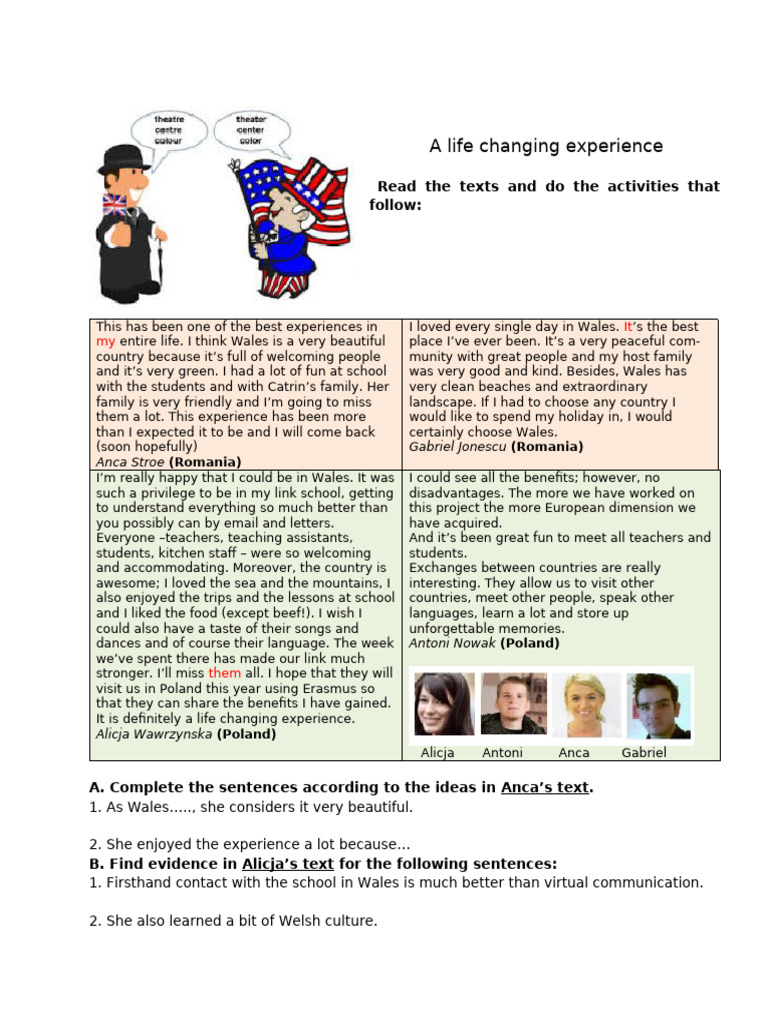 Reading Life Experiences | PDF
