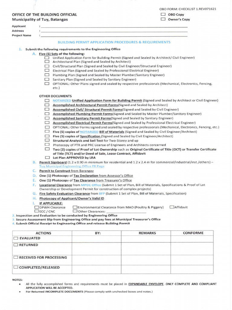Building Permit Application Procedures and Requirments | PDF