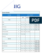 Course Caledar July To Sep 2012 PDF