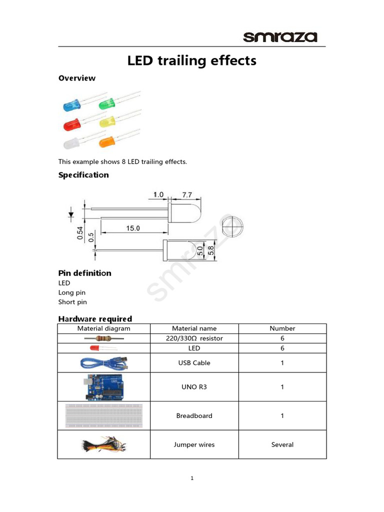 LED Trailing Effects V2.0 | PDF | Electronics | Electrical Engineering