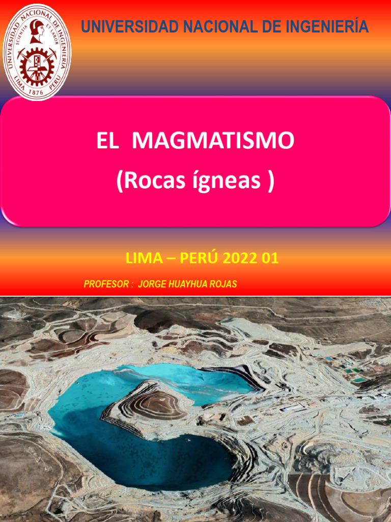 s02 Magmatismo Uni Fia 2022 PDF | PDF | Magma | Volcán