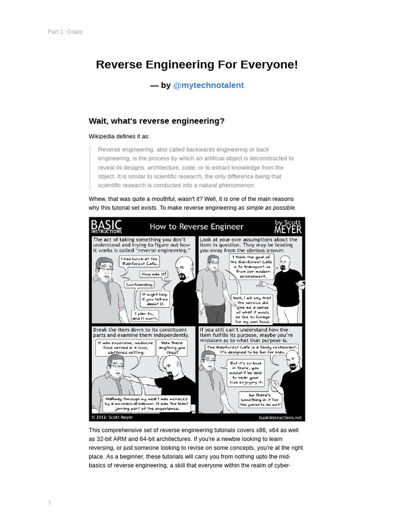 Compendium Reverse Engineering For Everyone | PDF | Malware | Central ...