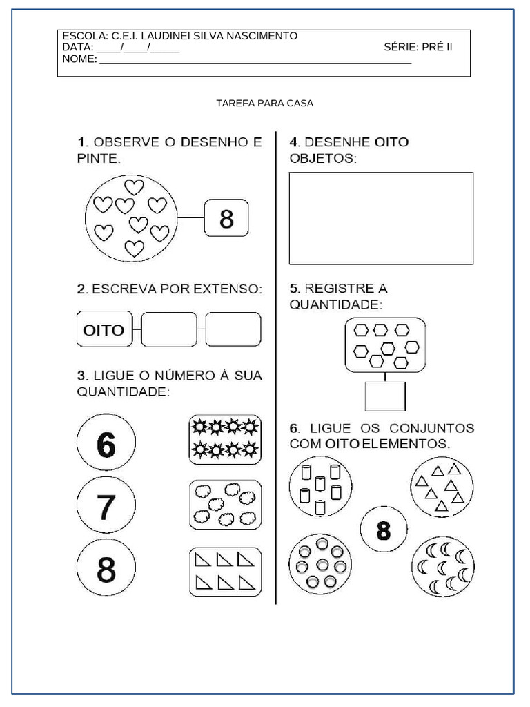 Atividade Numero 8 C.E.I.L.S.N | PDF