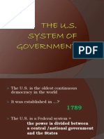 The U.S. System of Government