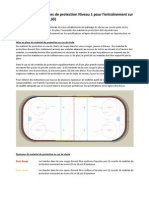 Exigences de protection Niveau 1 pour l’entraînement sur courte piste (FEC < 0,30)