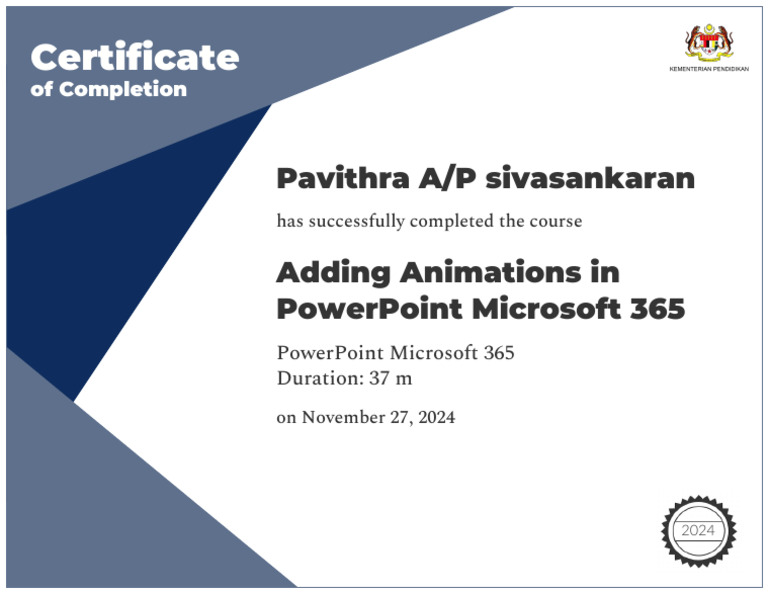 Adding Animations in PowerPoint Microsoft 365 | PDF