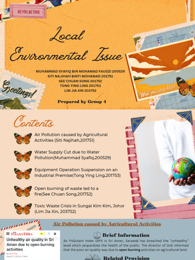 Local Environmental Issue | PDF | Effluent | Air Pollution