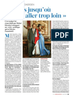 "Je sais jusqu'où je peux aller trop loin" - Interview - Nicolas Baygert, Le Vif-L'Express, 3 août 2012