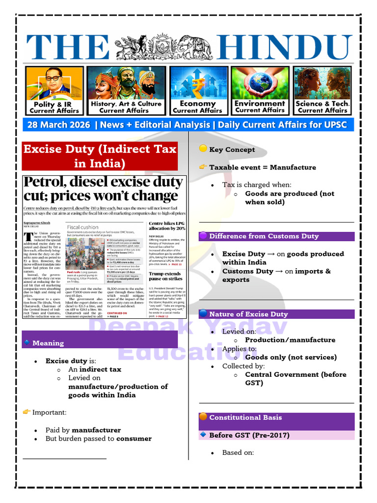 28 March 2026 Deepak Yadav Education Class Notes in English | PDF ...