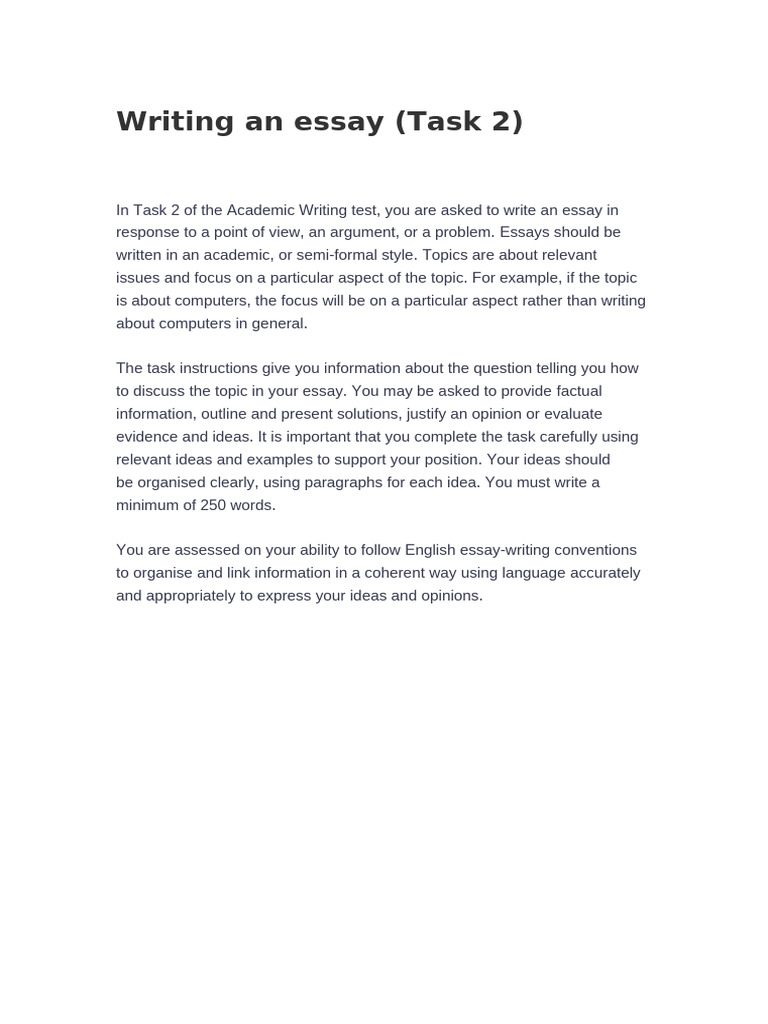 What Is Task 2 | PDF