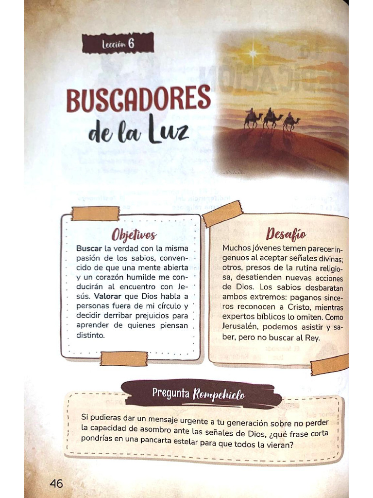 Sesión 6 - Conociendo A Jesus | PDF