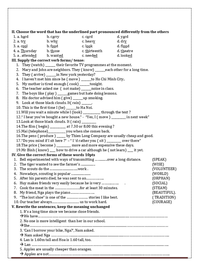 Practice Test 24 | PDF
