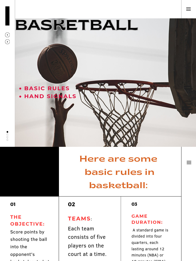 G2 BASKETBALL Basic Rules Hand Signals | PDF | Ball Games | Athletic Sports