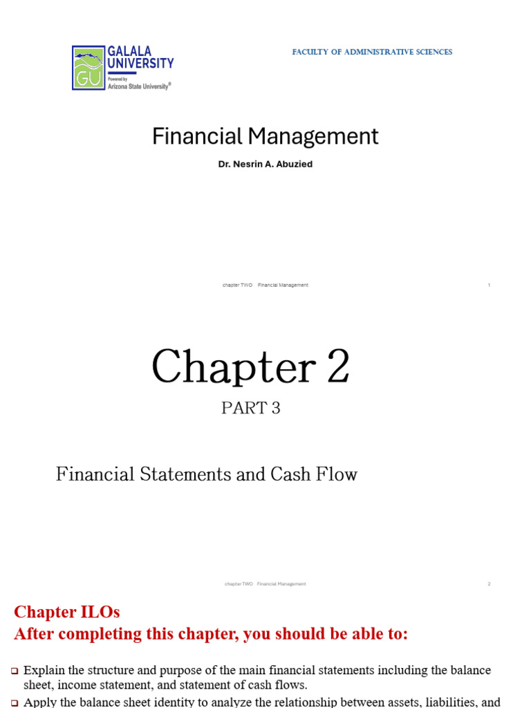 Chapter Two Part 3 | PDF | Free Cash Flow | Fixed Asset