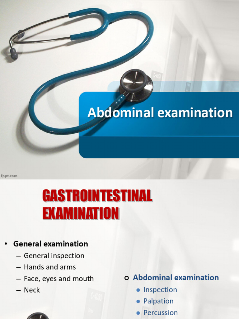 Abdominal Examination | PDF