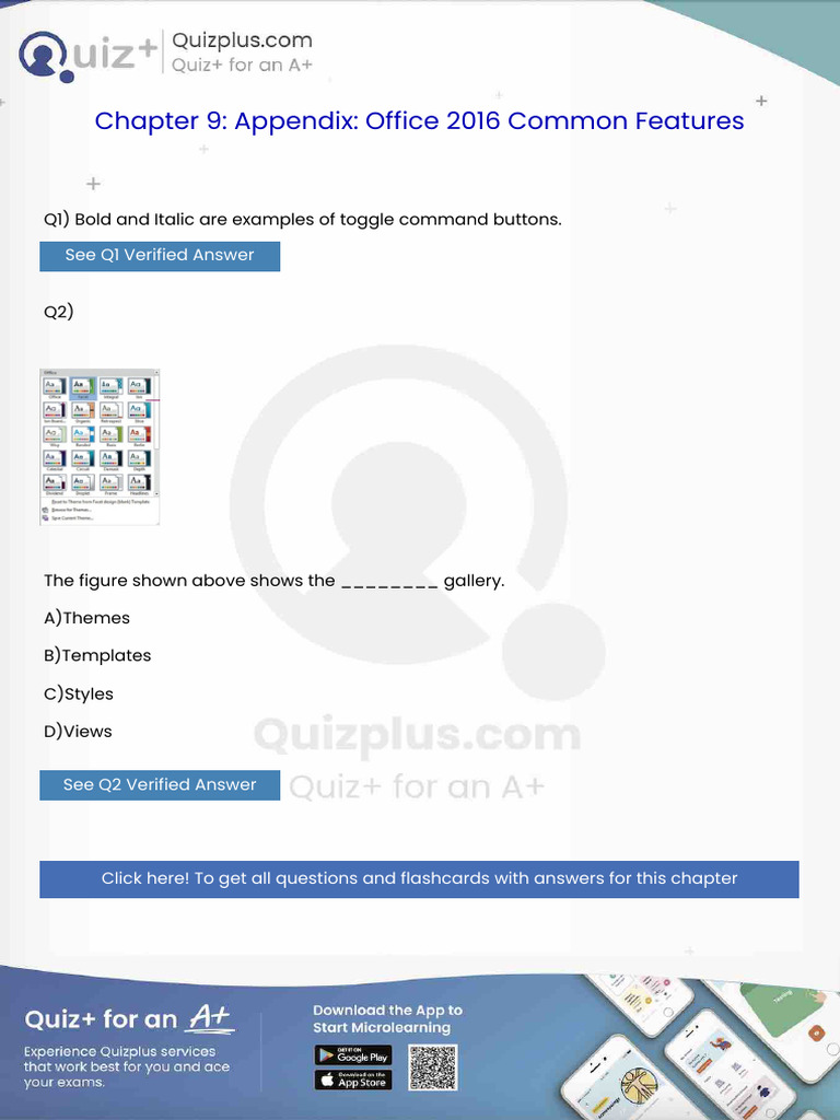 Bold and Italic Are Examples of Toggle Command Buttons | PDF ...