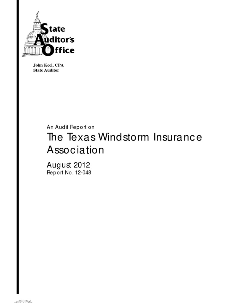 The Texas Windstorm Insurance Association - 1704640395