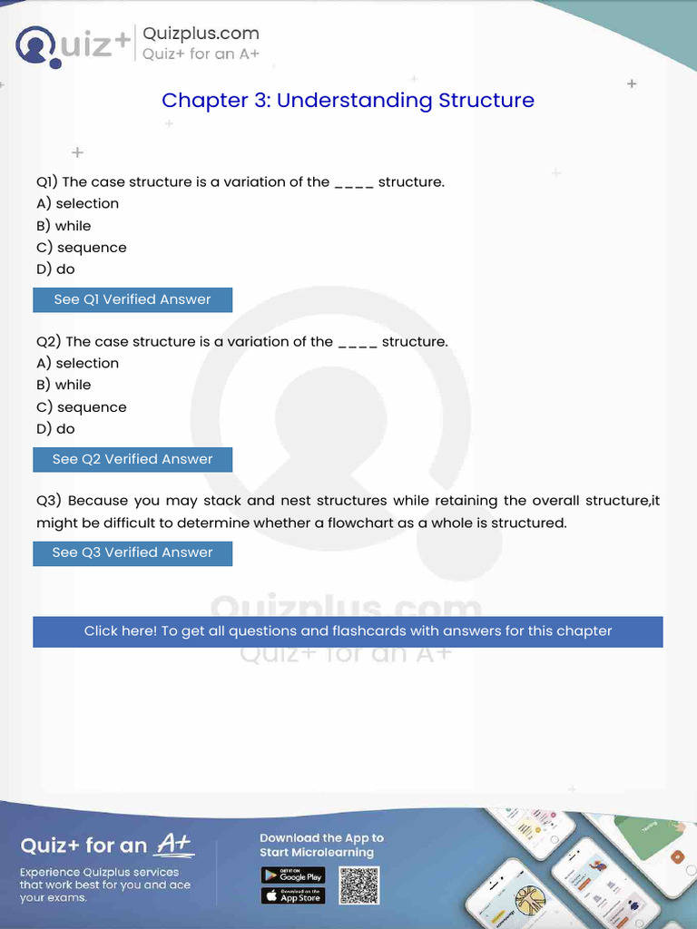The Case Structure Is A Variation of The Structure | PDF | Method ...