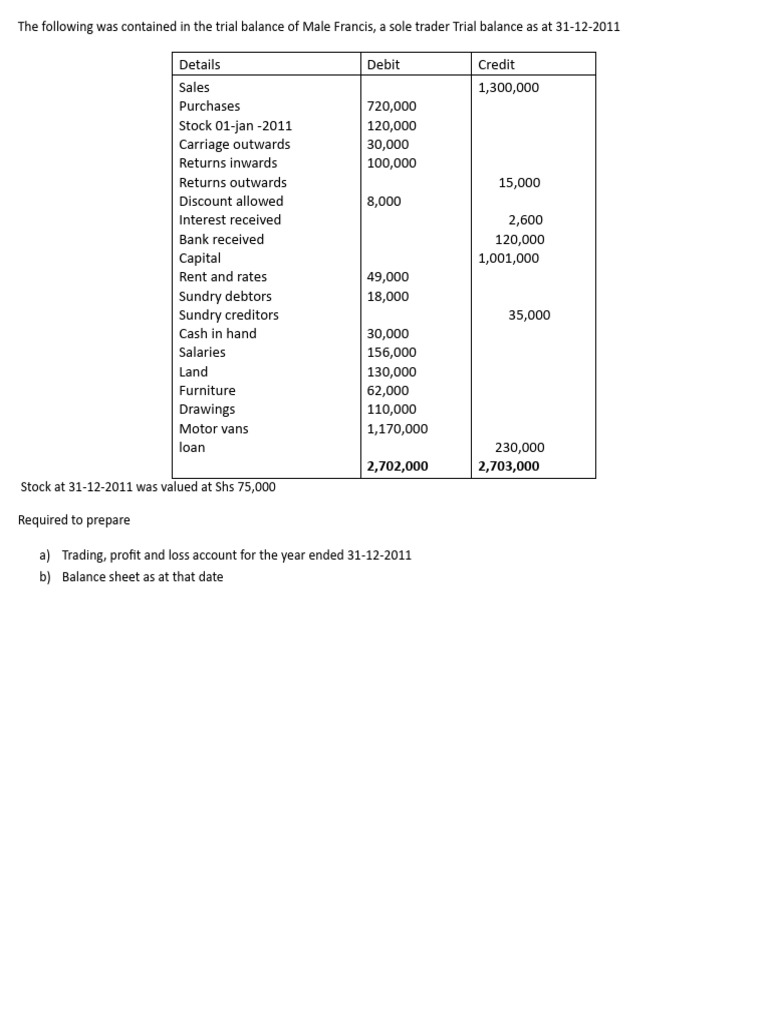 Balance Sheet 3 | PDF | Debits And Credits | Financial Accounting