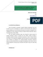 Em Busca de Uma Práxis em Educação Ambiental Crítica: Contribuições de Alguns Pesquisadores Do Brasil