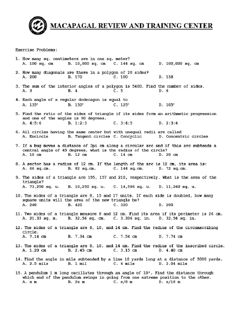 Plane Questions | PDF