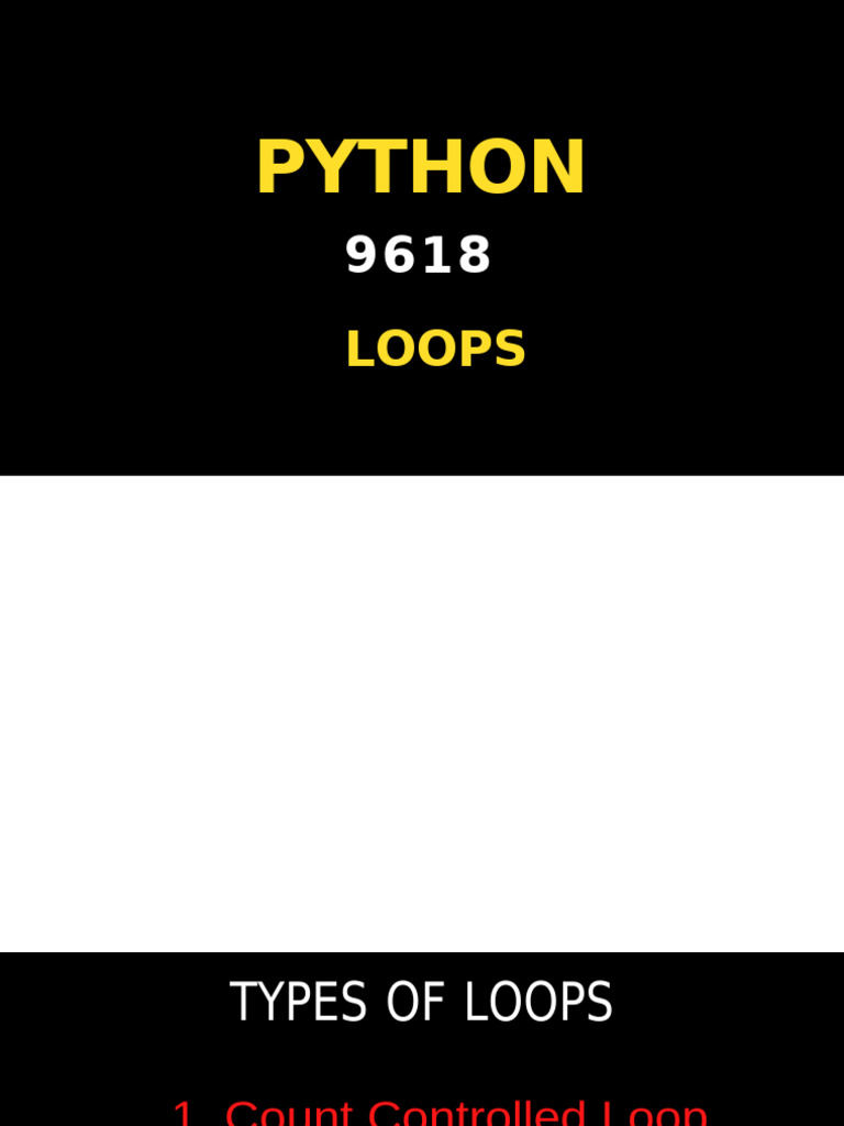 Loops | PDF