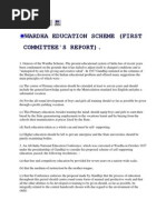Download Wardha Education Scheme by Mohd Wasiuulah Khan SN101943039 doc pdf