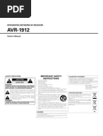 Download Manual Denon Avr-1912 Eng by harryellimpio SN101944072 doc pdf