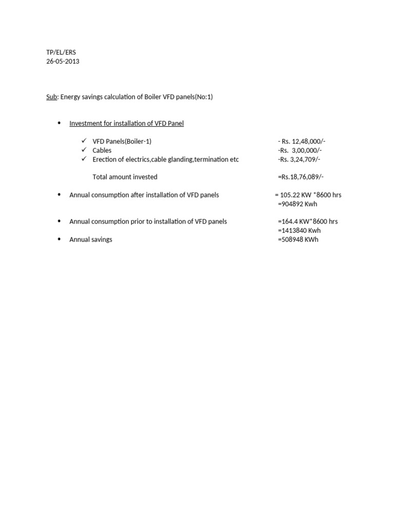 Energy Savings Boiler 1 | PDF