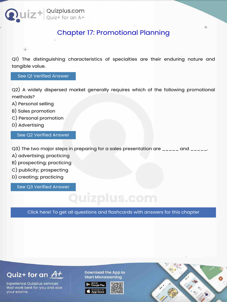 The Distinguishing Characteristics of Specialties Are Their Enduring ...