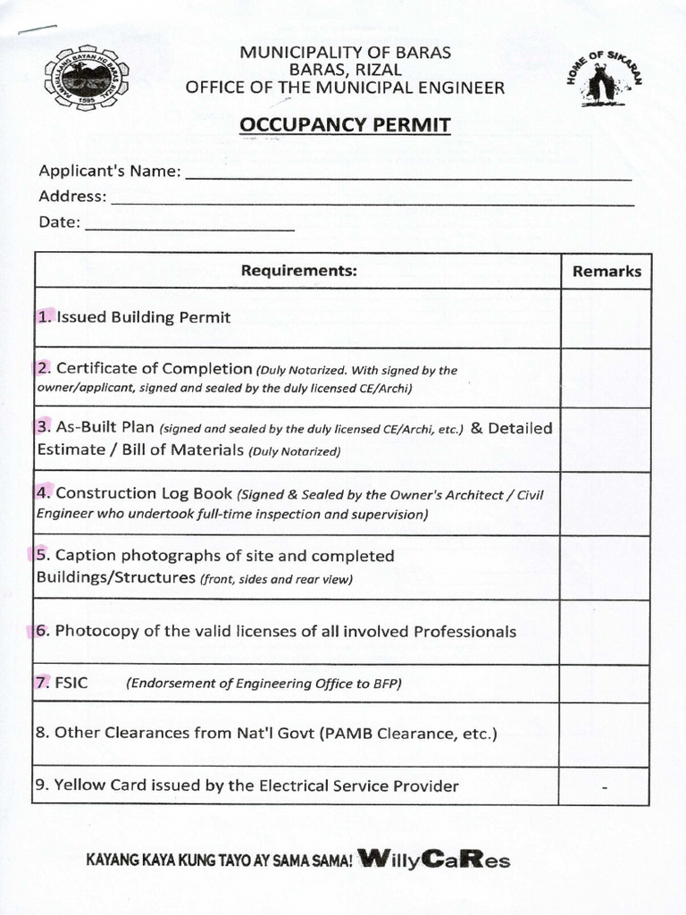 Baras Op Forms | PDF