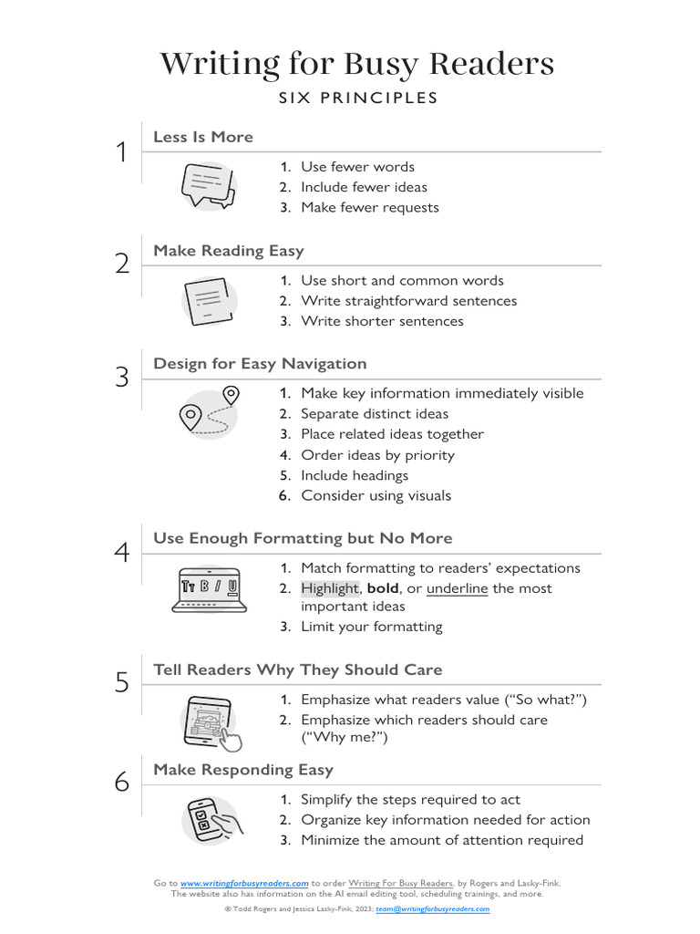 Writing Busy People | PDF