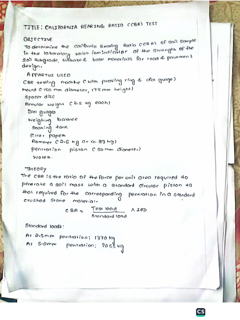 Lab Report Transportation | PDF