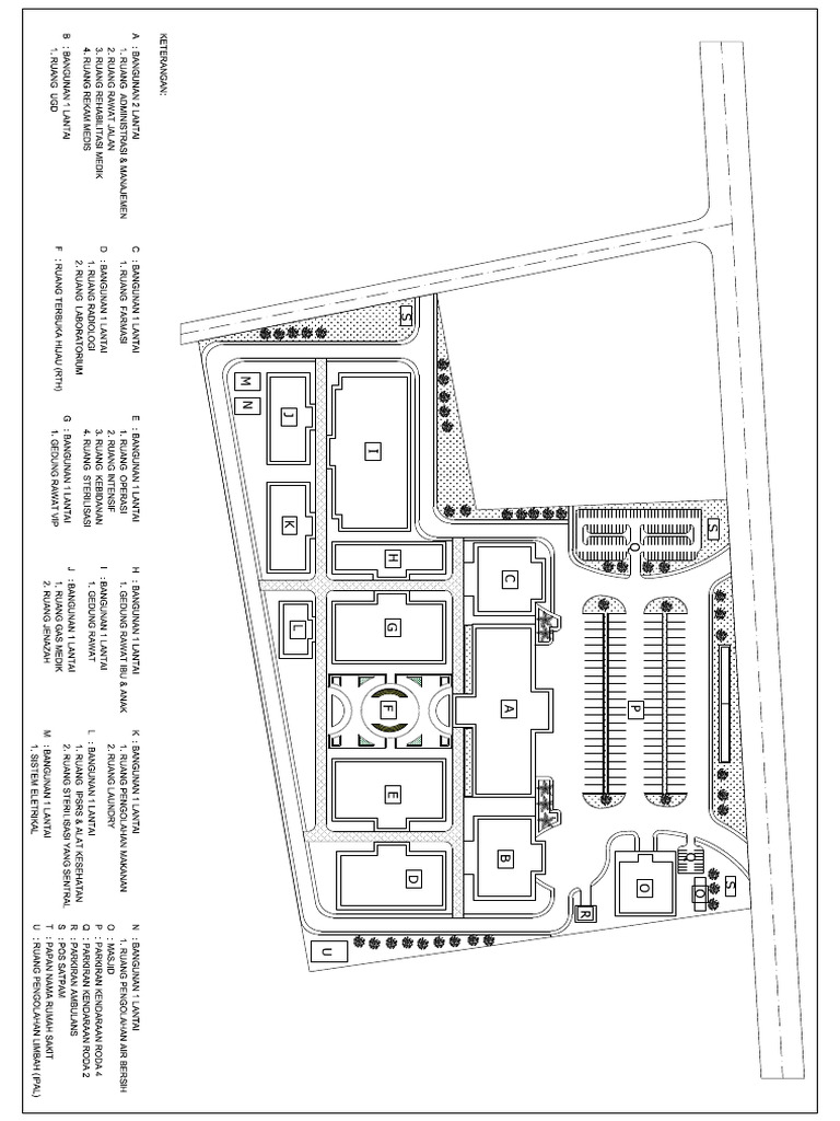 1 - Site Plan Opsi 2 Model | PDF